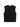 WHITE SLEEVELESS COTTON TANK WITH BLACK TEXT - BREATHABLE COTTON TANK