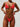 WHITE STRING BIKINI HIGH STRETCH FABRIC TEXTURE