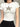 WHITE T-SHIRT WITH LEOPARD STAR - WHITE Y2K LEOPARD PRINT DESIGN