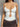 WHITE TANK TOP WITH RING DETAILS SLIM FIT SLEEVELESS DESIGN - Sweetheart Supplies