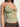 WHITE TANK TOP WITH RING DETAILS SLIM FIT SLEEVELESS DESIGN - Sweetheart Supplies