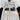 WHITE ZIP-UP HOODIE WITH BLACK LETTERING AND STAR - TRENDY Y2K HOODED