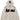 WHITE ZIP-UP HOODIE WITH BLACK LETTERING AND STAR - TRENDY Y2K HOODED