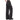 WIDE-LEG BLACK JEANS WITH WHITE LACE-UP DETAILS FOR WOMEN