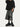 WIDE-LEG DENIM CULOTTES WITH DISTRESS DETAILS IN WASHED RIPPED VINTAGE STYLE