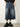 WIDE-LEG DENIM CULOTTES WITH WHISKER TEXTURE WASH