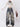 WIDE-LEG JEANS WITH ROPE BELT AND RAW EDGE WASHED DESIGN