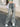 WIDE-LEG JEANS WITH STAR PATTERN IN HIGH WAIST BOYFRIEND FIT - Sweetheart Supplies