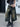 WIDE LEG JEANS WITH STUDDED BELT - WIDE LEG CUT STYLE - Sweetheart Supplies