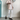 WIDE-LEG PANTS - WHITE RIBBED STYLISH RIBBED PANTS