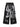 WIDE-LEG PANTS WITH SILVER ABSTRACT DESIGN AND BRUSHED SILVER RIBBON