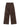 WIDE LEG PLEATED CARGO PANTS WITH SNAP CLOSURES IN BROWN