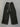 WIDE LEG SWEATPANTS BLACK LONG LENGTH WEEKEND CASUAL