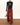 WINE RED WIDE-LEG JEANS WITH BLACK BELT FOR WOMEN