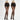 WOMEN KNIT FABRIC HEART WEAVING SOCKS SET OF TWO