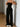 Women's Summer Solid Color Side Drawstring Crop Top and Pants Fashion Outfit