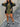 WOMENS TWO-PIECE SET AZURE COLOR BLOCK PATTERN