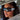 WRAPAROUND SUNGLASSES SILVER STAR PATTERN FASHION GLASSES