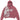 Y2K HOODED PULLOVER WITH POCKET AND PRINT