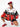 Y2K JACKET WITH GEOMETRIC PRINTING AND BASEBALL COLLAR DESIGN