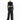 Y2K WOMEN BLACK CARGO PANTS WITH WHITE PIPING Y2K FASHION ESSENTIALS