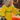 YELLOW BRAZIL SOCCER JERSEY Y2K PRINT CROP