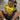 YELLOW BRAZIL T-SHIRT WITH Y2K LETTER PRINT