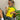 YELLOW BRAZIL T-SHIRT WITH Y2K LETTER PRINT