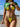 YELLOW GREEN BIKINI SET ELASTANE FABRIC TEXTURE