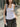 YELLOW TANK TOP AND BLACK SWEATPANTS SET IN SOFT KNIT FABRIC