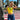 YELLOW TANK TOP WITH GREEN TRIM - Y2K AESTHETICS EDITION