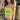YELLOW TANK TOP WITH GREEN TRIM - Y2K AESTHETICS EDITION