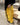 YELLOW WIDE LEG TRACK PANTS WITH BLACK STRIPES - AMERICAN RETRO STYLE