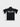 ZIPPER TEE SHIRT - BLACK AND WHITE STYLISH COTTON SHORT-SLEEVED TOP