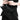 Y2K style black embroidered five-pointed star