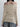 Apricot Vintage Strapless Slim Long Sleeve Knitted Sweater