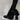 Black Mirror Finish High Heels