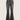 Sequin Cross Heart Decor Patch Pocket Flare Leg Jeans