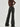 Camo Flare Cargo Pants with Drawstring Waist