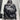 1pc Y2K Fashion Retro Black Faux Leather Backpack