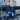 Pair of Denim Black/Blue/White Star Y2K