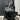 1pc Y2K Fashion Retro Black Faux Leather Backpack