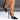 Black Pointed-Toe High Heel Sandals