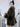 Elegant Lace-Up Fur-like Coat