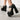 Black Block Heel Pumps