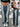 Blue Loose Fit Streetwear Denim Jeans