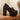 Glossy Black Mary Jane High Heels