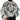 Graphic Pattern Knit Ripped Sweater