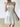 French-Style Pure White Lace Trim Slip Dress