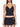 Black backless neck camisole with butterfly